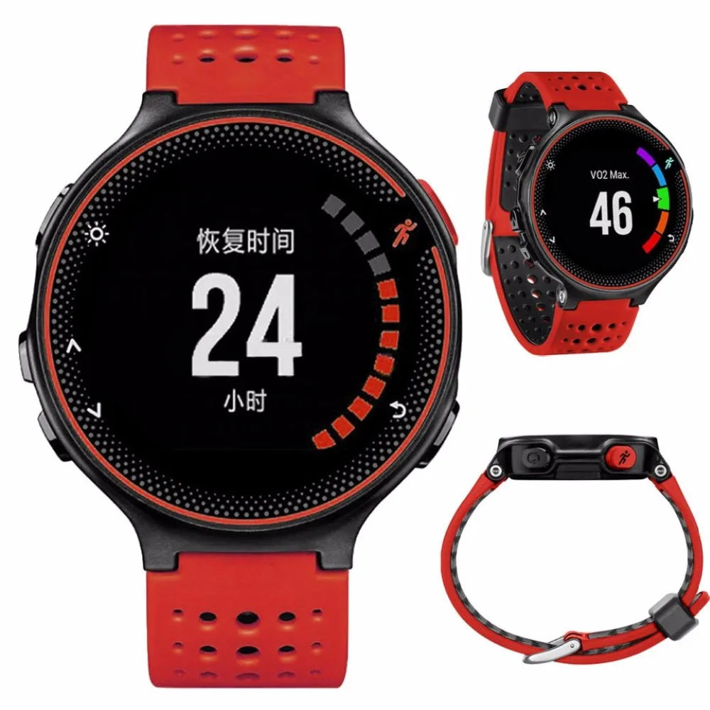 Silicone Watch Strap for Garmin Forerunner Series with Removal Tool