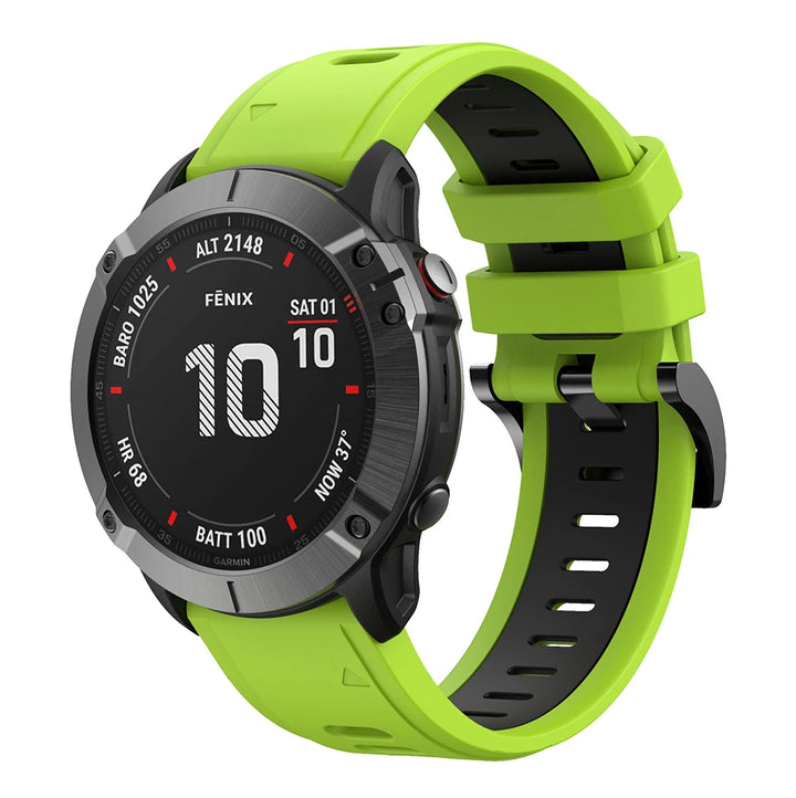 QuickFit Silicone Strap for Garmin Fenix Series (22-26mm)