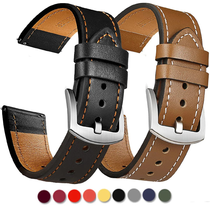 Universal Silicone Watch Strap 20mm/22mm for Samsung, Huawei & Amazfit