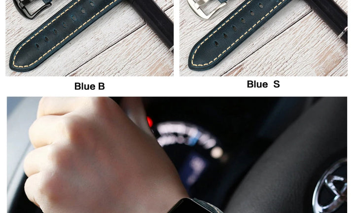 Vintage Cow Leather Apple Watch Strap – 40-45mm for Series 4-9 & SE