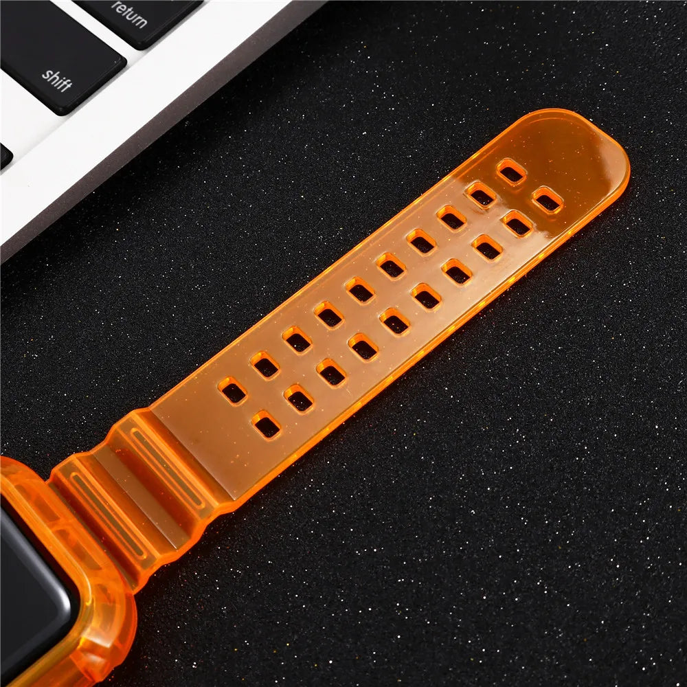 Silicone Watch Strap for Apple Watch (38–44mm)