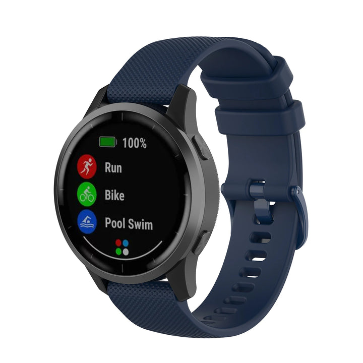 Silicone Watch Strap – 18–22mm for Garmin Vivoactive & Venu