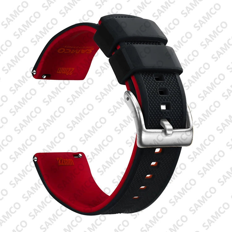 Quick Release Silicone Watch Band 18–22mm