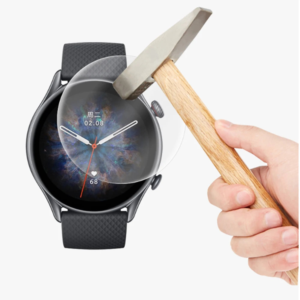 4-Pack Hydrogel Screen Protector for Amazfit GTR 3 Pro & GTS 3