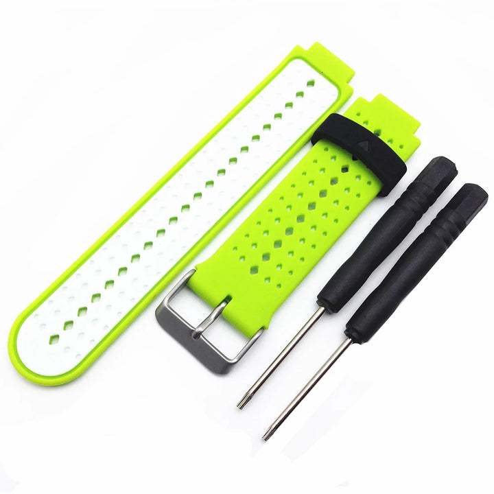 Silicone Replacement Strap for Garmin Forerunner 235/220/230/620/630/735XT