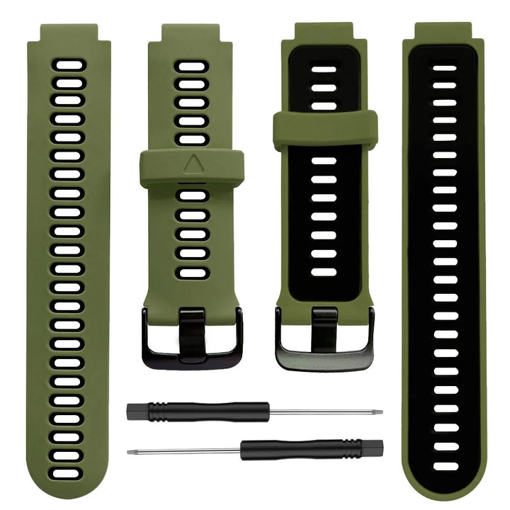 Silicone Replacement Watch Strap for Garmin Forerunner 220/230/235/620/630/735XT
