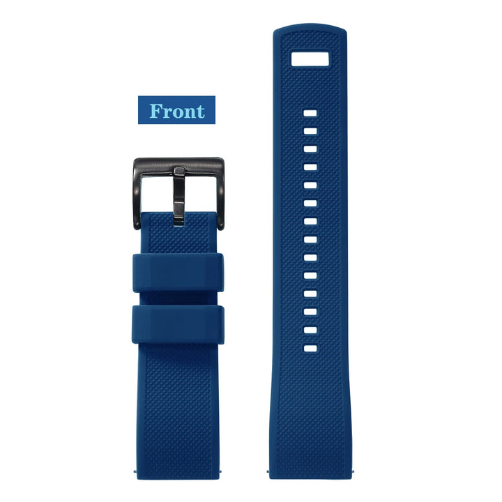 Silicone Quick-Release Watch Band 18–22mm