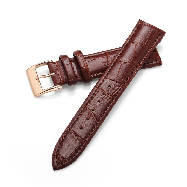 Premium Genuine Leather Watch Strap – 12–24mm with Tool