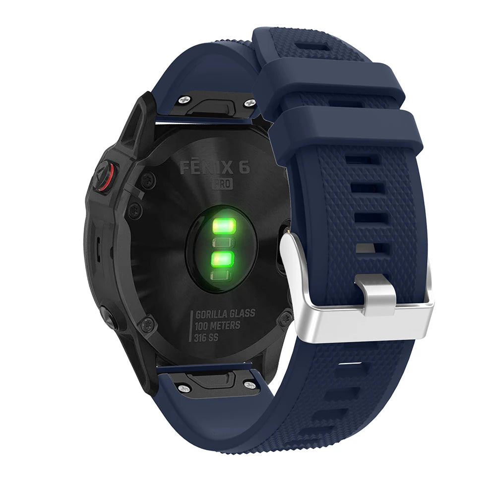 22mm Quick-Fit Silicone Strap – Garmin Fenix, EPIX & Tactix