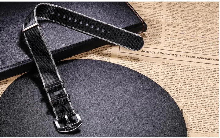 HEMSUT One-Piece Nylon Watch Strap (18-24mm)