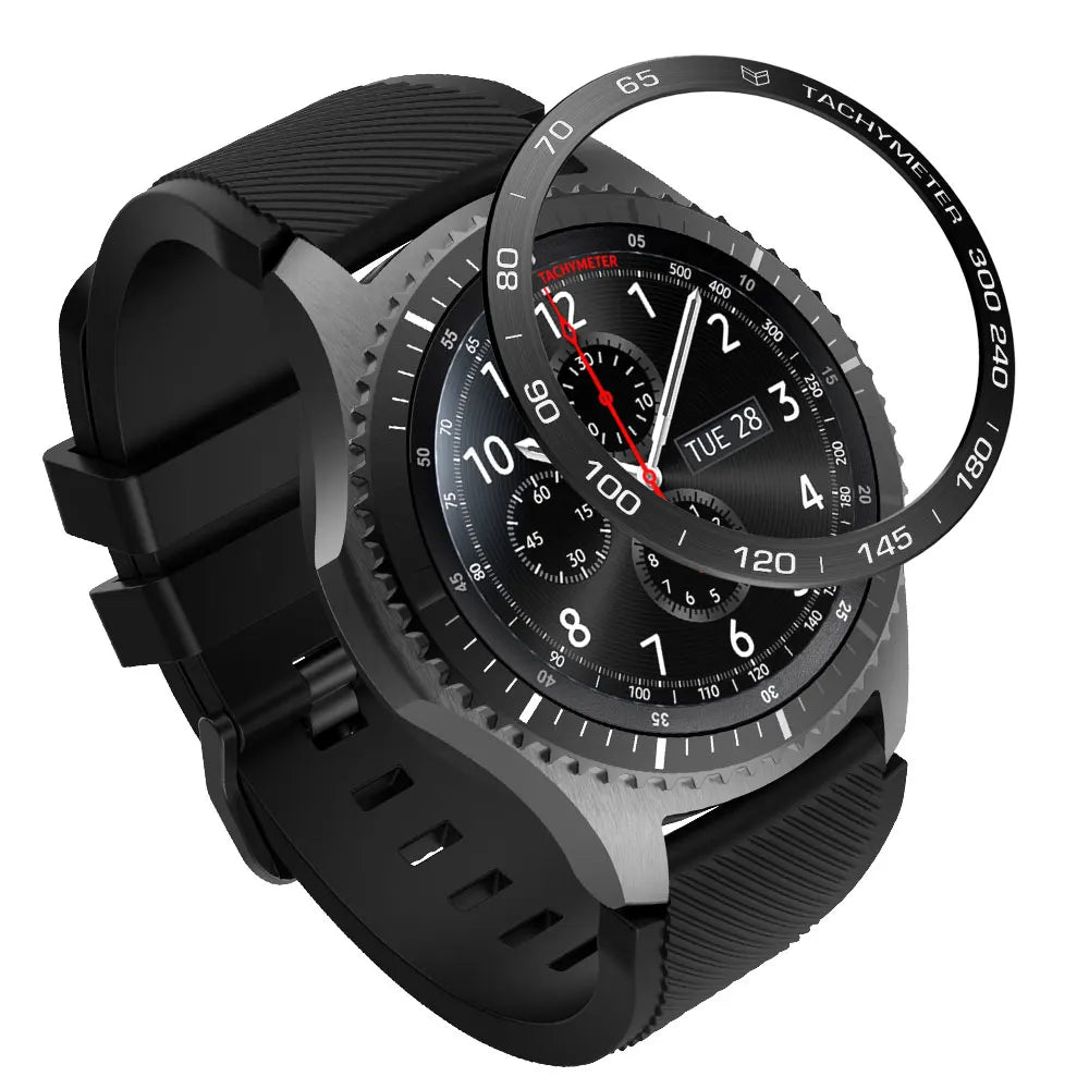 Stainless Steel Bezel Ring for Huawei Watch GT2 46mm & Samsung Galaxy Watch 46mm/Gear S3