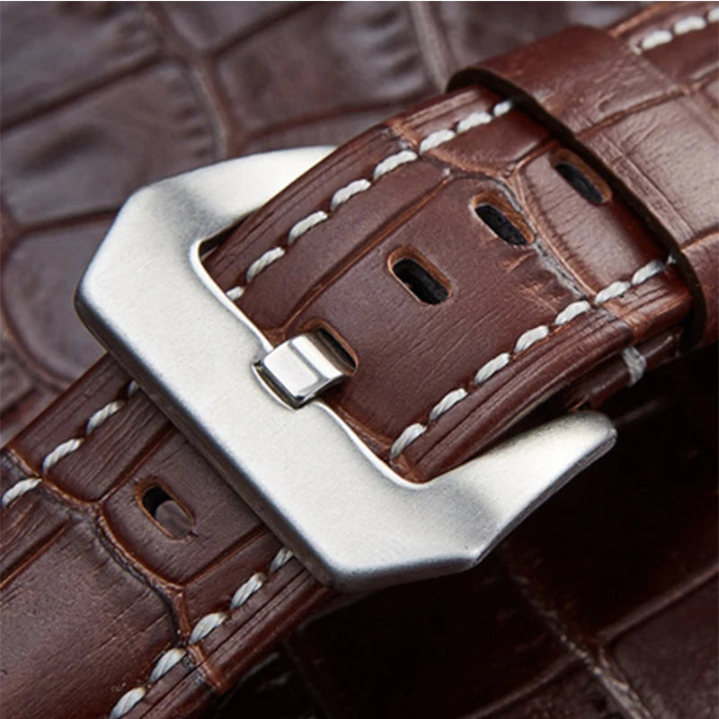 316L Stainless Steel Watch Buckle (16-26mm) – Silver & Black