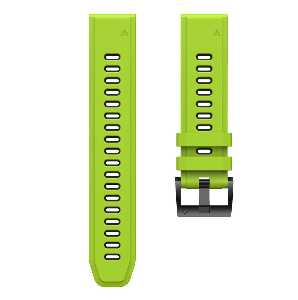 QuickFit Silicone Strap for Garmin Fenix Series (22-26mm)