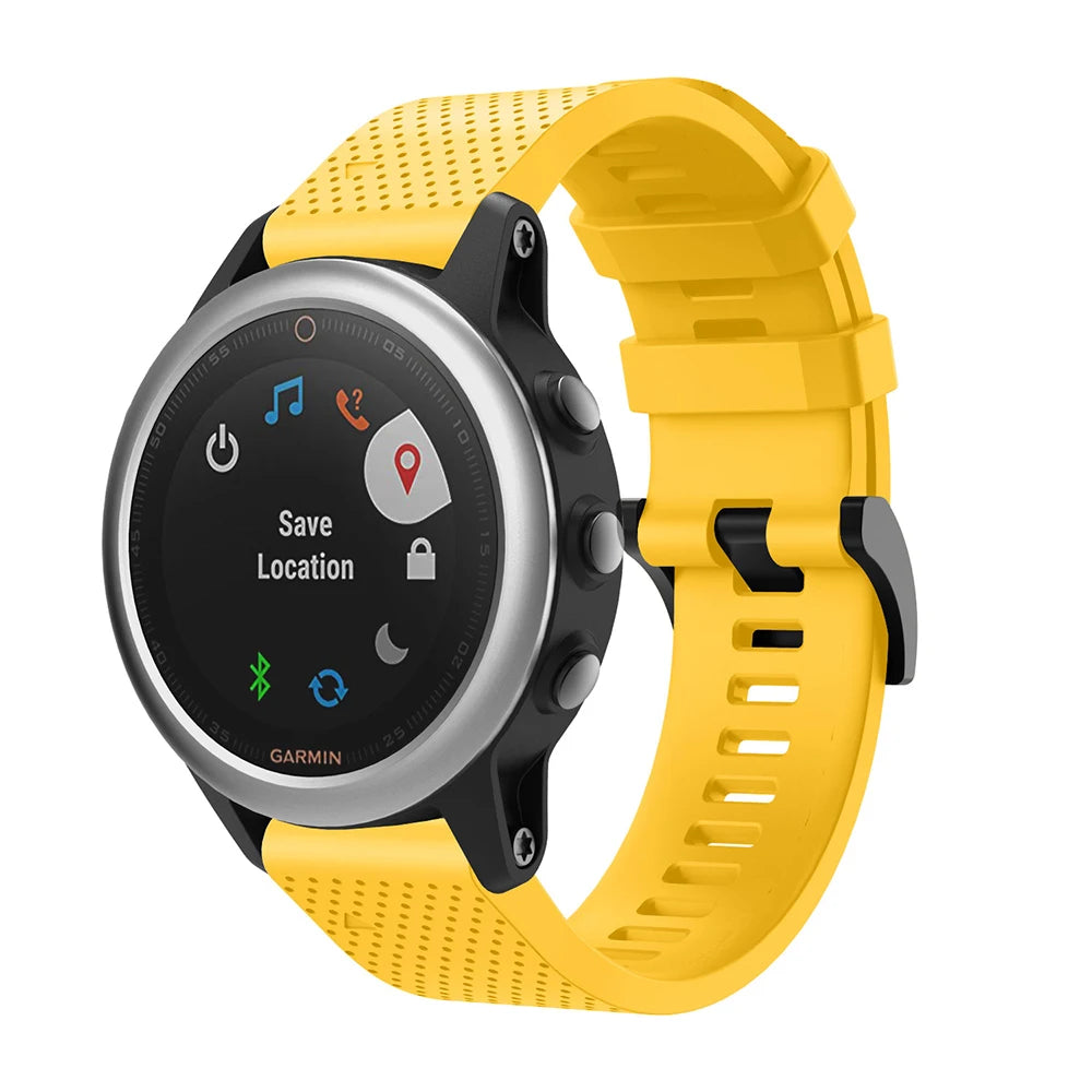 20mm Quick-Release Silicone Strap for Garmin Fenix 5S/6S/7S
