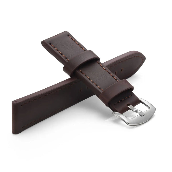 SAMCO Vintage Leather Watch Band 18–24mm
