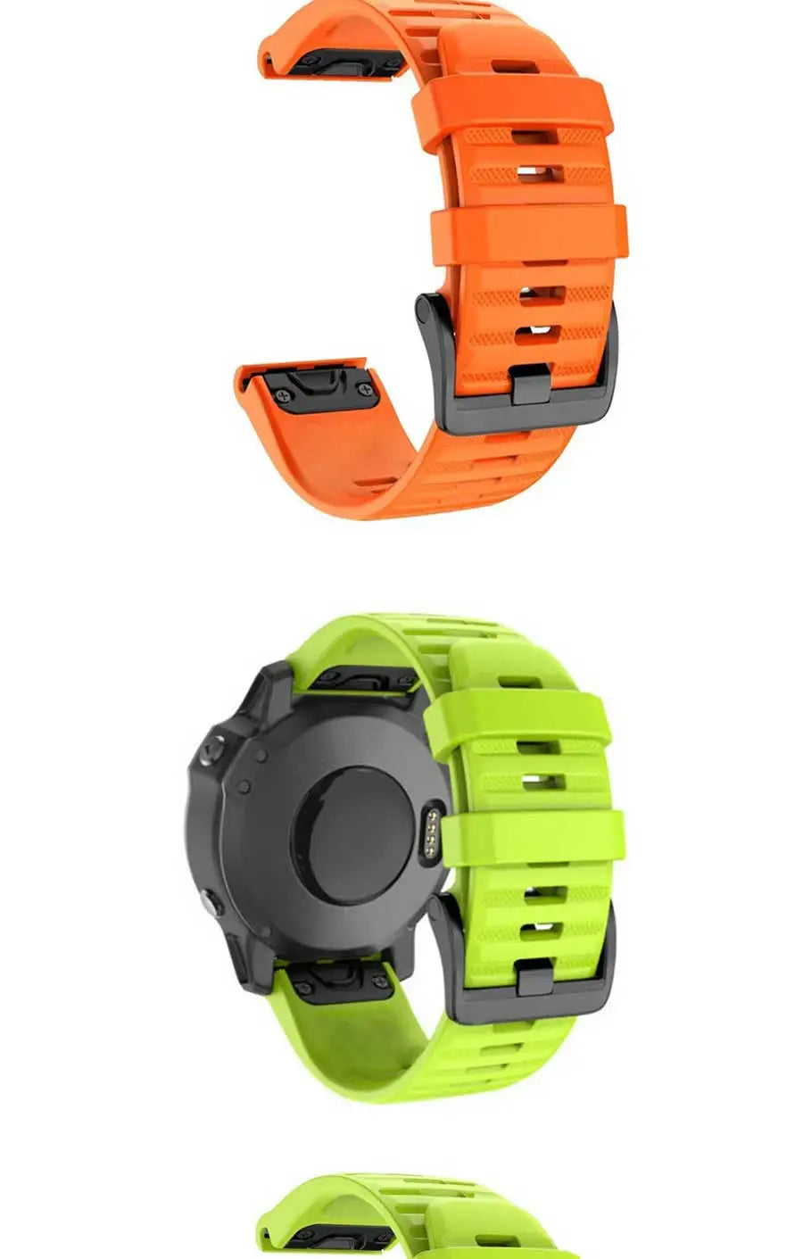Silicone Watch Strap for Garmin Fenix & Epix Series – 20/22/26mm