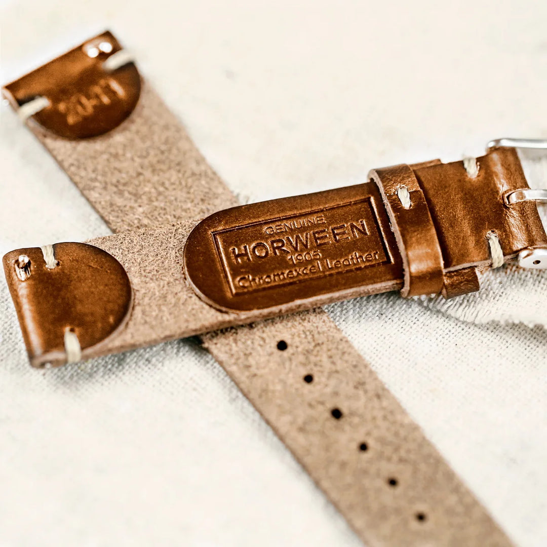Horween CXL Genuine Leather Watch Strap 18–22mm Quick Release