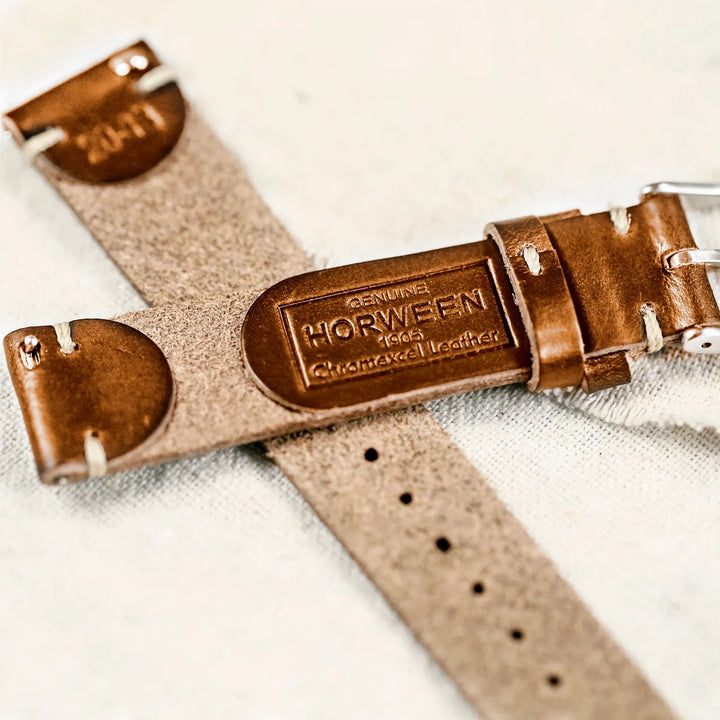 Horween CXL Genuine Leather Watch Strap 18–22mm Quick Release