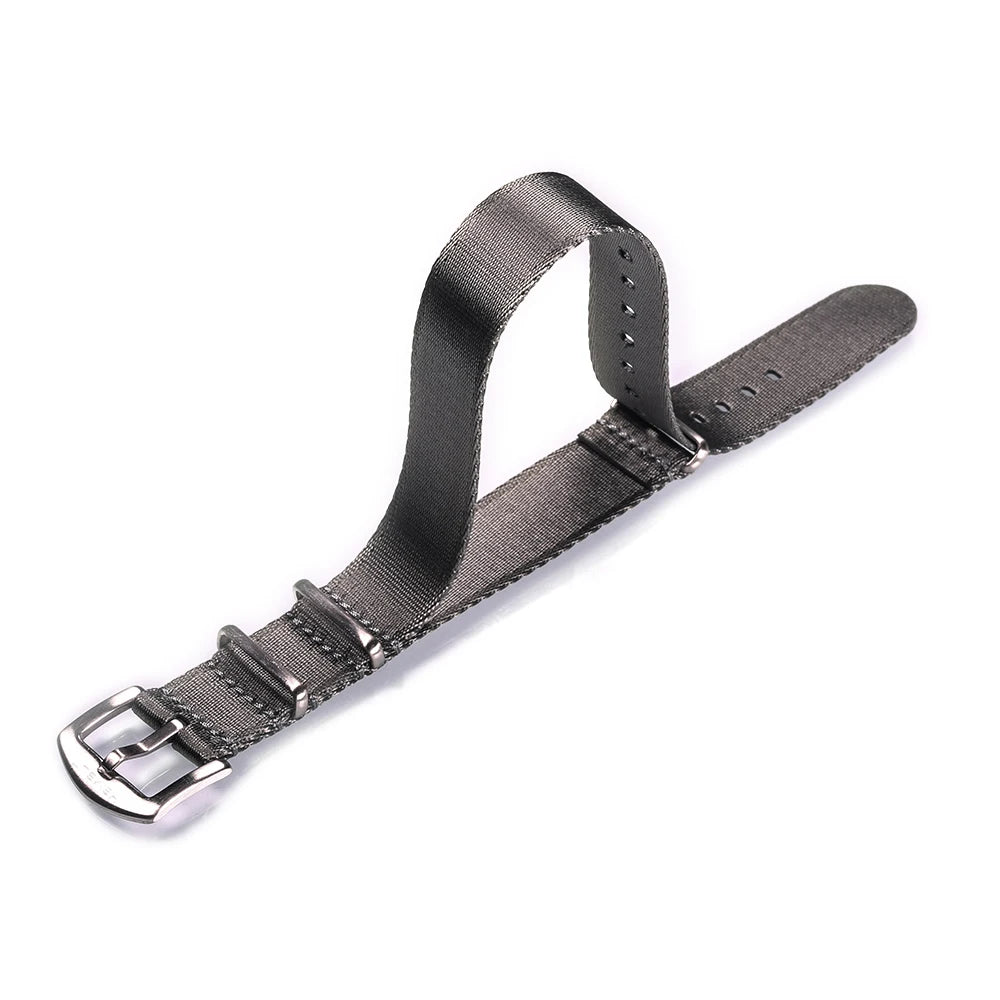 HEMSUT Nylon One-Piece Quick-Drying Watch Strap 18-24mm
