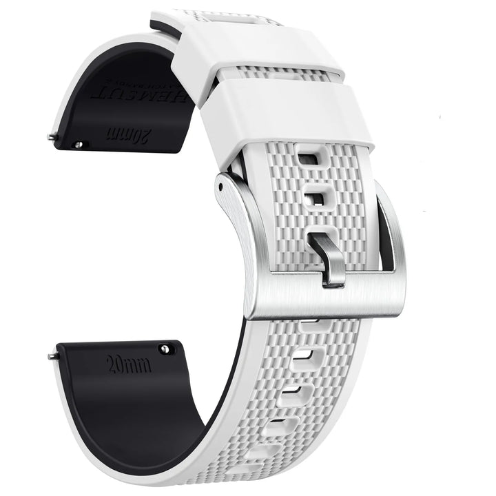 Hemsut Silicone Quick-Release Watch Strap – 18/20/22mm for Galaxy Watch