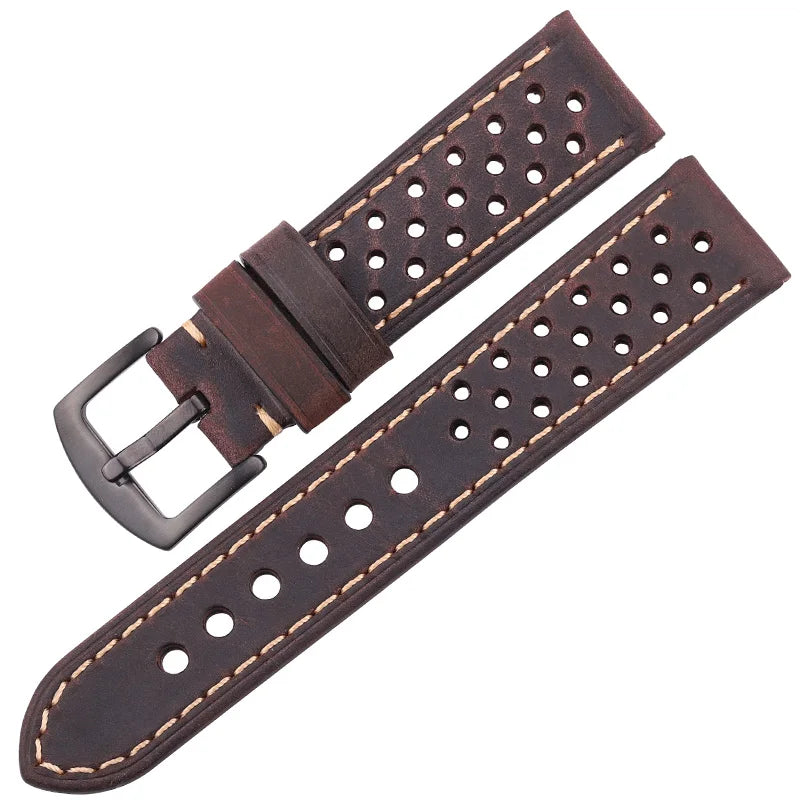 Cowhide Leather Watch Strap 20-22mm for Samsung Galaxy Watch