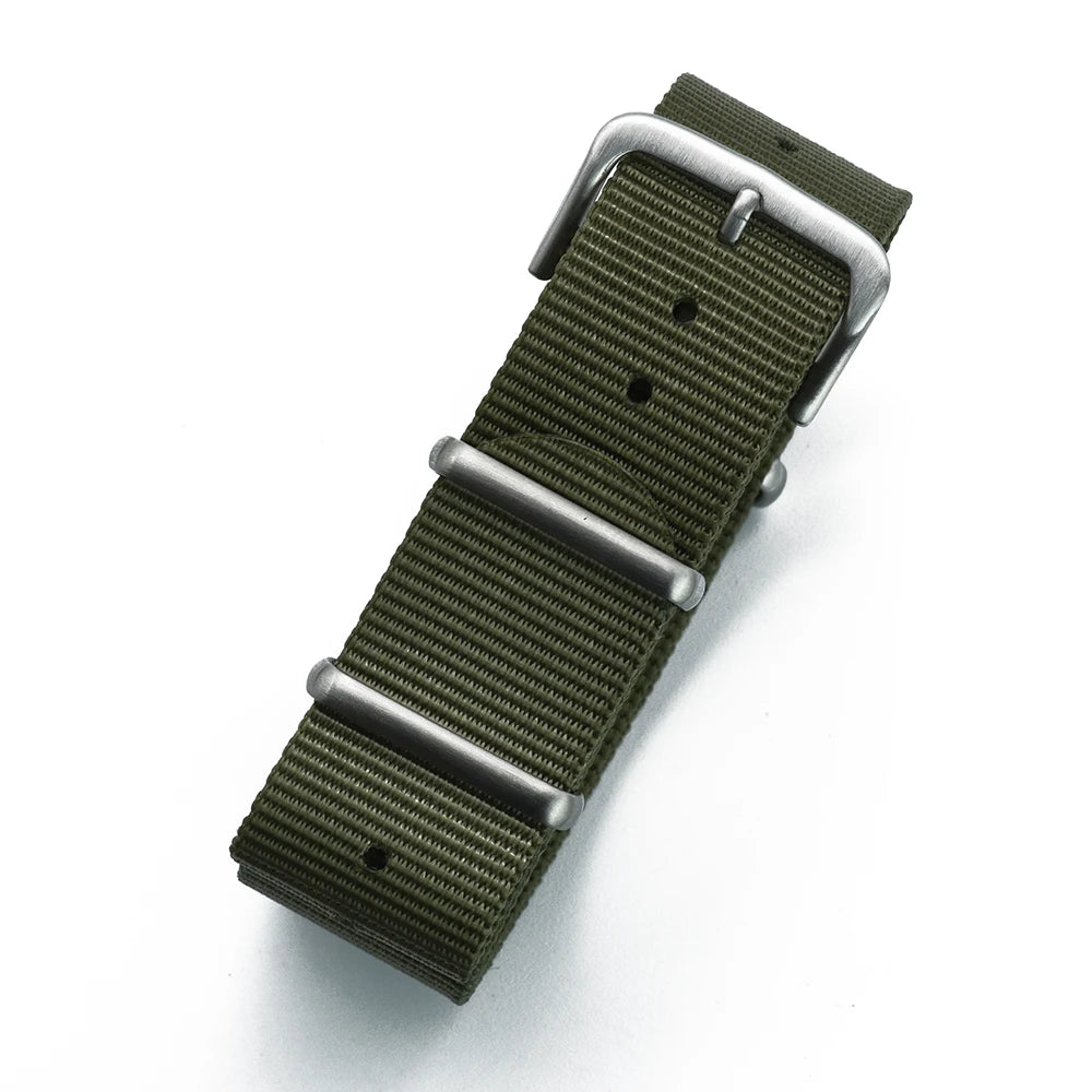 NATOBELT High Quality Nylon Sailcloth Watch Strap 20mm 22mm Military Casual Watchbands Army Watch Strap Replace Accessories