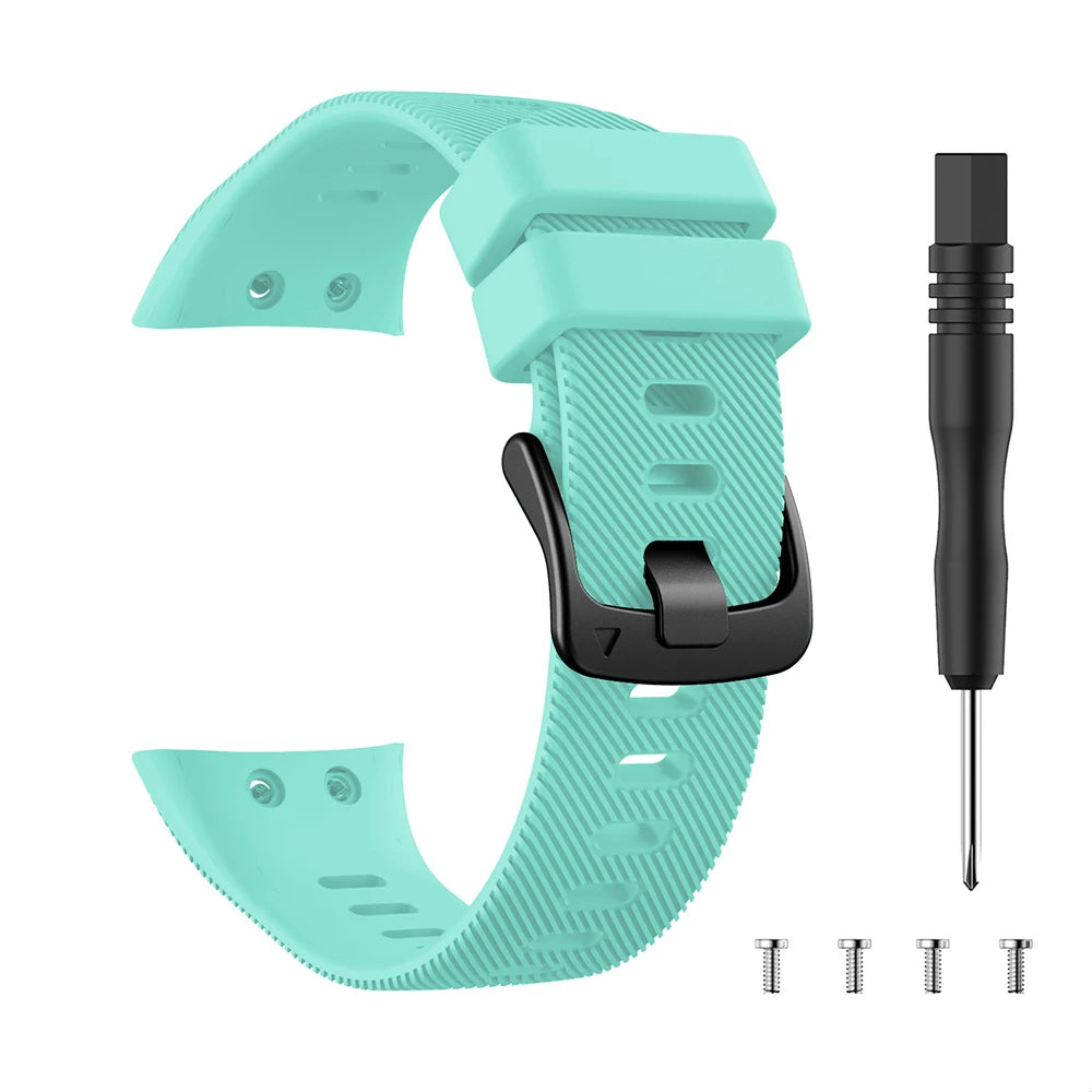 Silicone Watch Strap for Garmin Forerunner 45/45S & Swim 2