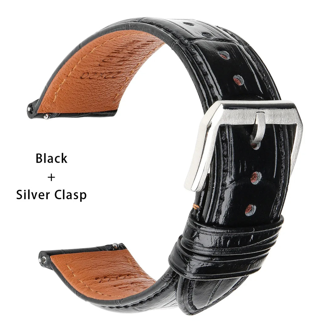 Quick Release Cow Leather Watch Strap 22mm 20mm For Huawei Watch GT 2 Pro Watchbands TISSOT Accessories Watch Band