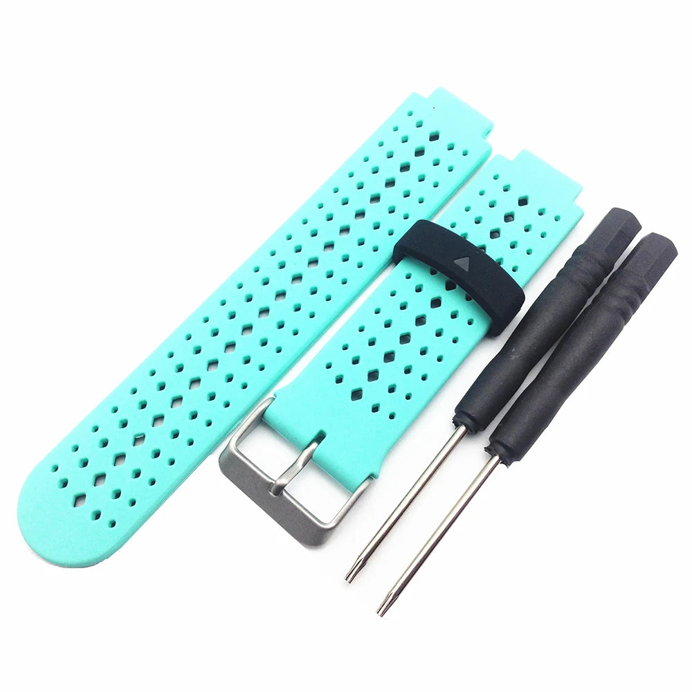 Silicone Replacement Strap for Garmin Forerunner 235/220/230/620/630/735XT