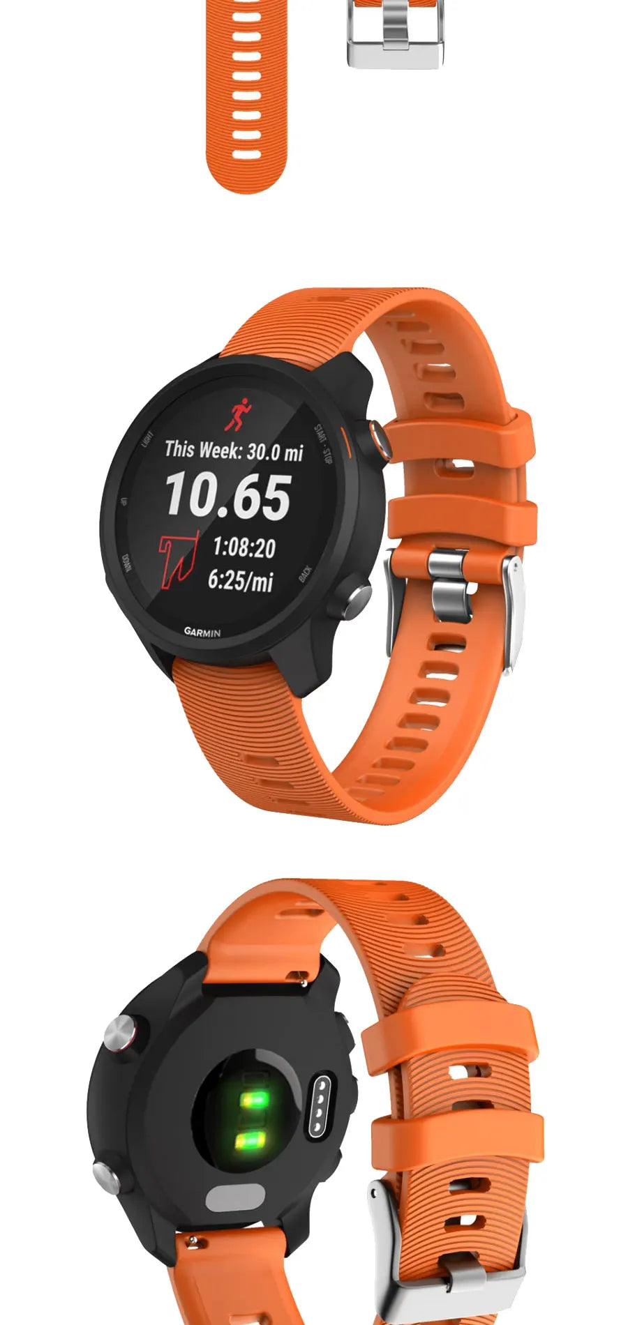 Colorful 20mm Silicone Strap for Garmin Forerunner & Vivomove