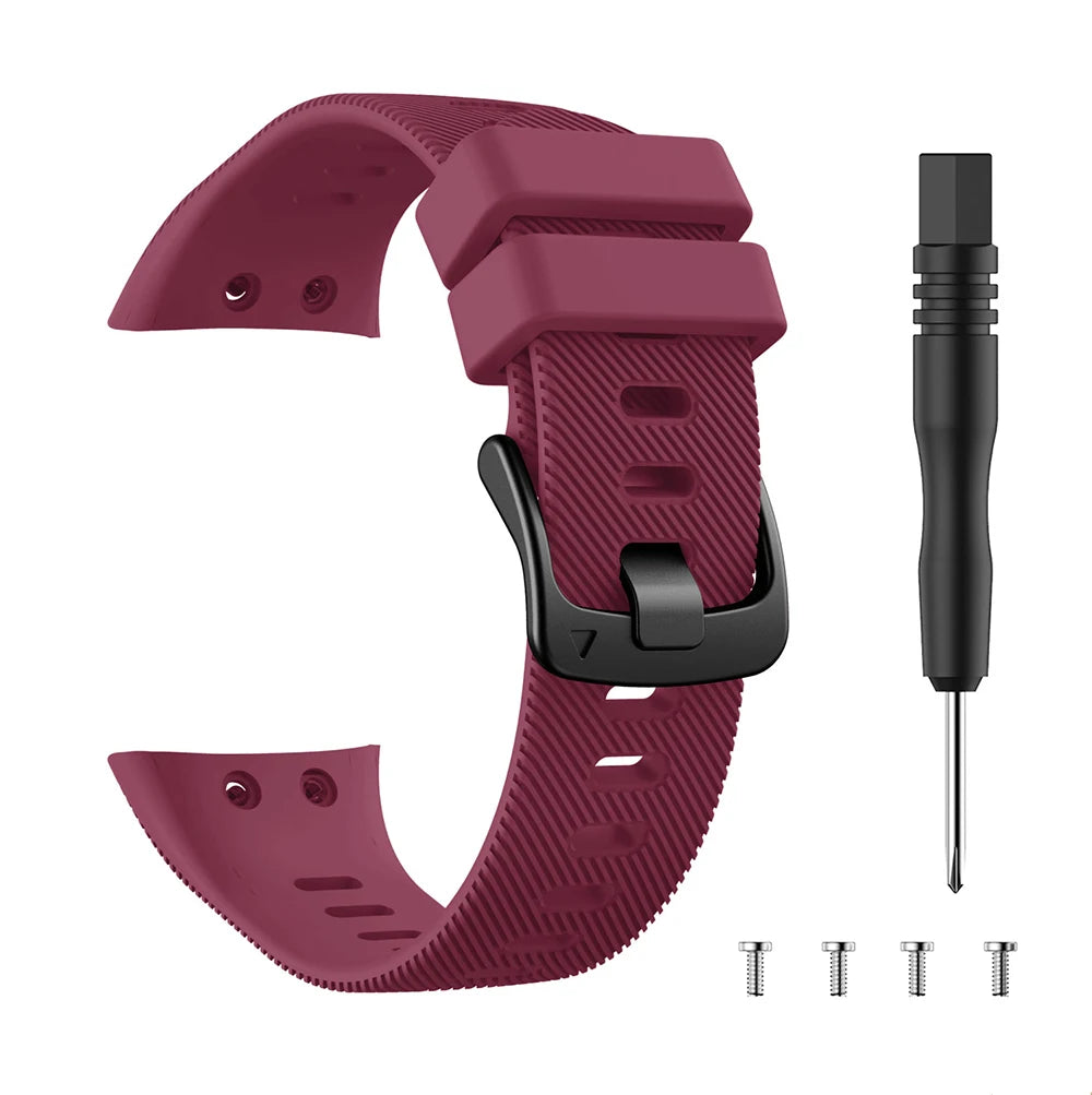 Silicone Watch Strap for Garmin Forerunner 45/45S & Swim 2