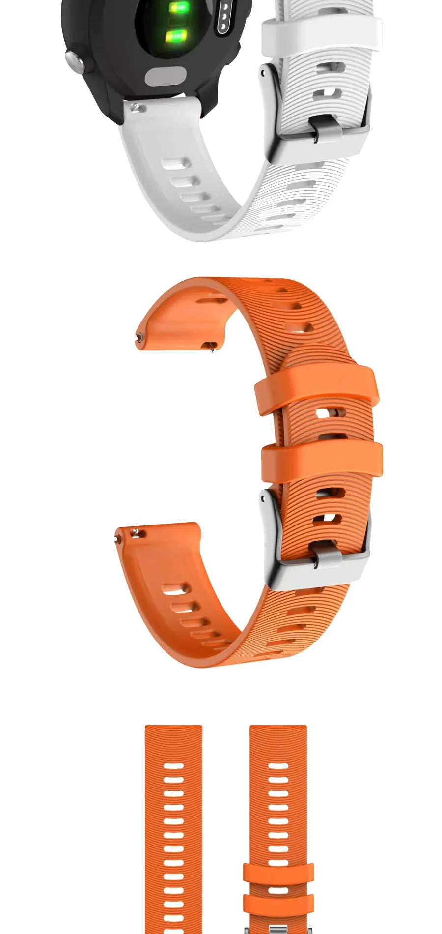 Colorful 20mm Silicone Strap for Garmin Forerunner & Vivomove