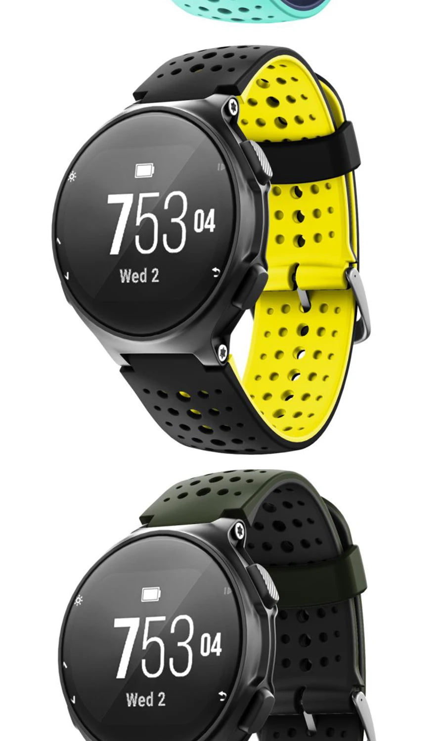 22mm Silicone Watch Strap for Garmin Forerunner 230/235/620/630/735XT