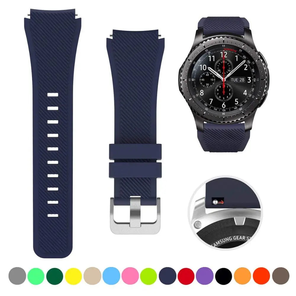 Universal Silicone Watch Band 20/22mm