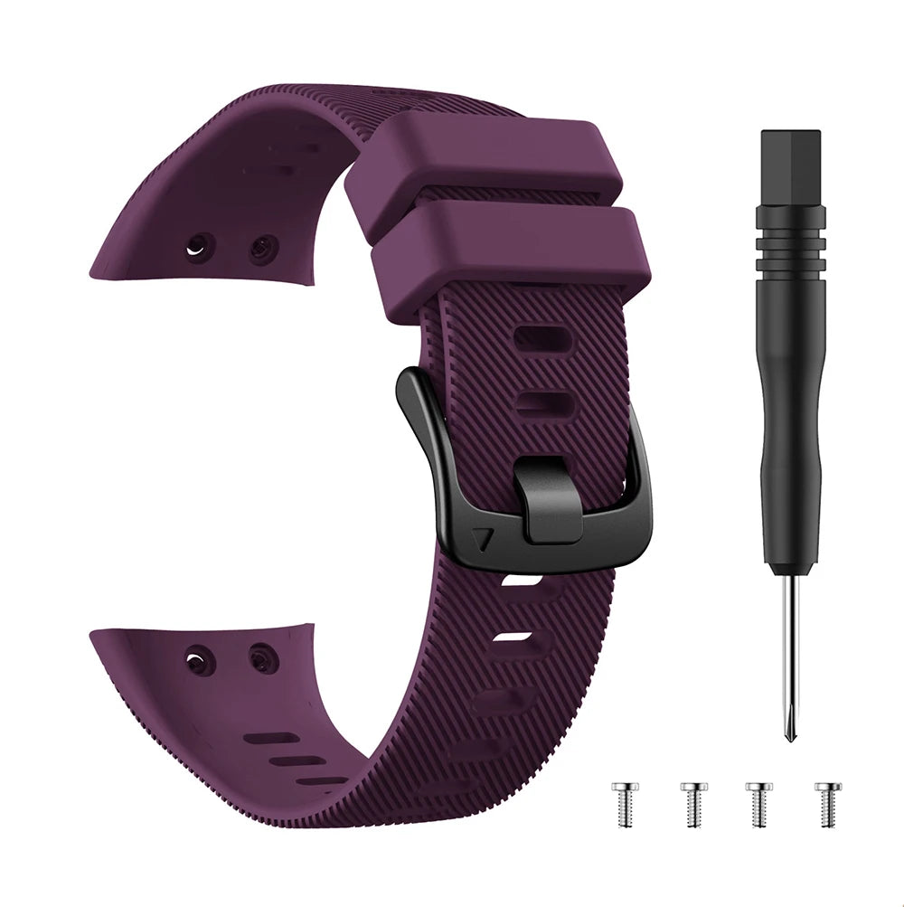 Silicone Watch Strap for Garmin Forerunner 45/45S & Swim 2
