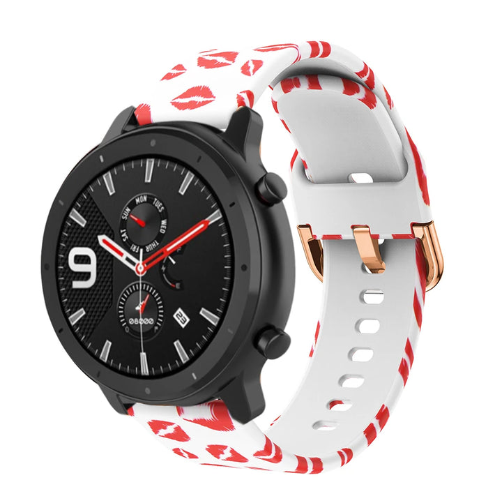 Silicone Watch Strap – 20/22mm for Huawei GT2/GT3 & Garmin Forerunner