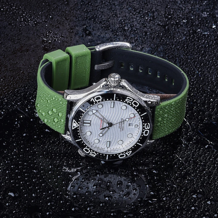 JUELONG Premium Silicone Watch Band 20mm Quick Release Rubber Strap Waterproof Men Women Replacement Watchband