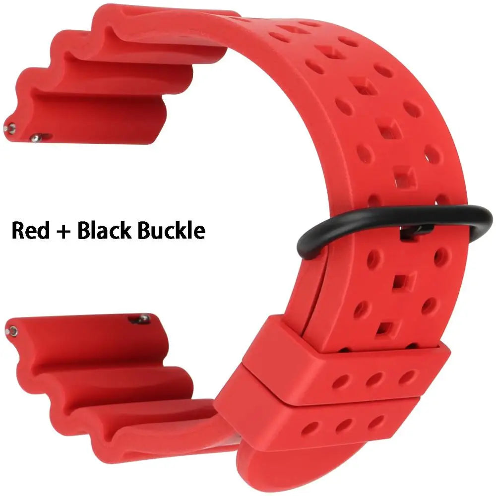 Quick Release Watch Bands 20mm 22mm 24mm Watch Accessories Sport Rubber Watch Strap Smart Watch Bracelet Belt