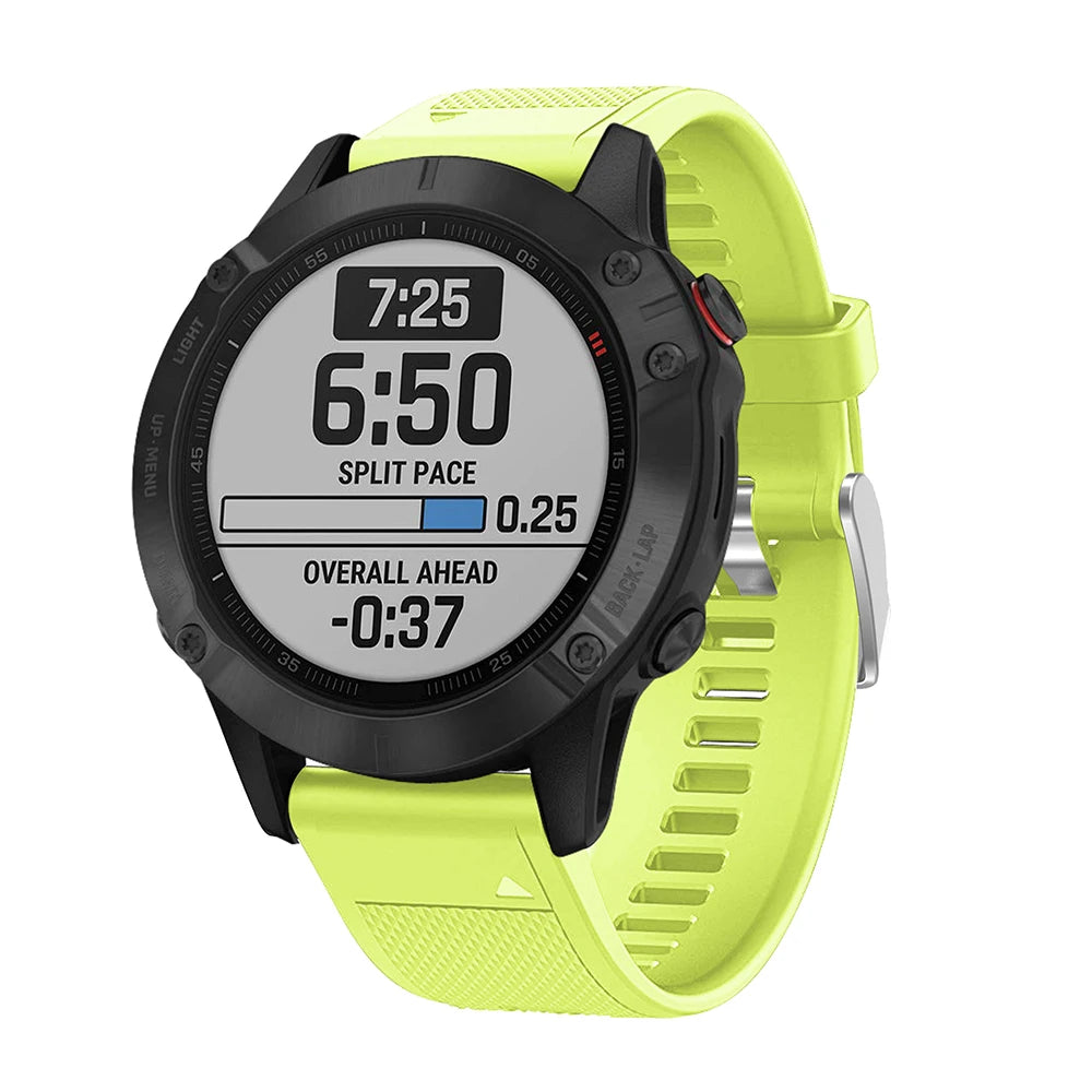 22mm Quick-Fit Silicone Strap – Garmin Fenix, EPIX & Tactix