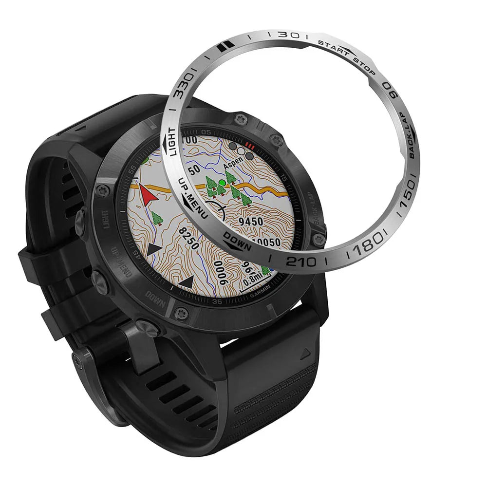 Metal Bezel Ring for Garmin Fenix 6X Pro/Sapphire