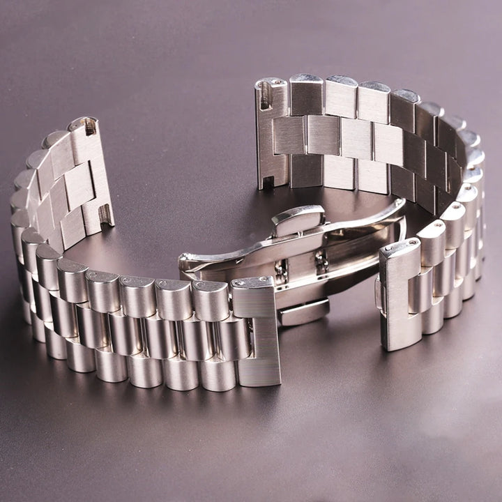 Stainless Steel Metal Watch Strap 16-22mm