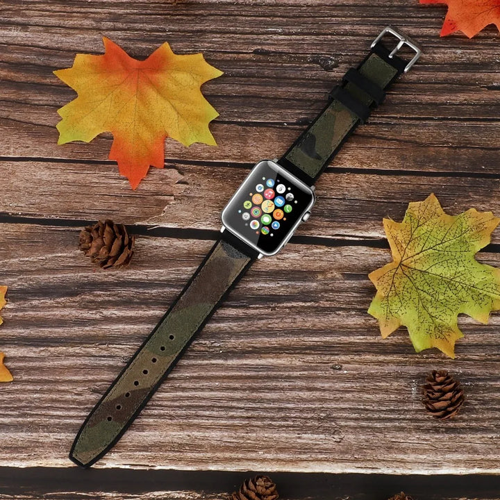 Hemsut Cowhide & Silicone Watch Strap – 18–24mm Waterproof & Breathable