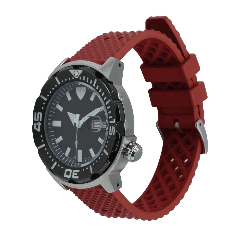 Quick Release FKM Fluorine Rubber Watch Strap – Waterproof 20/22mm