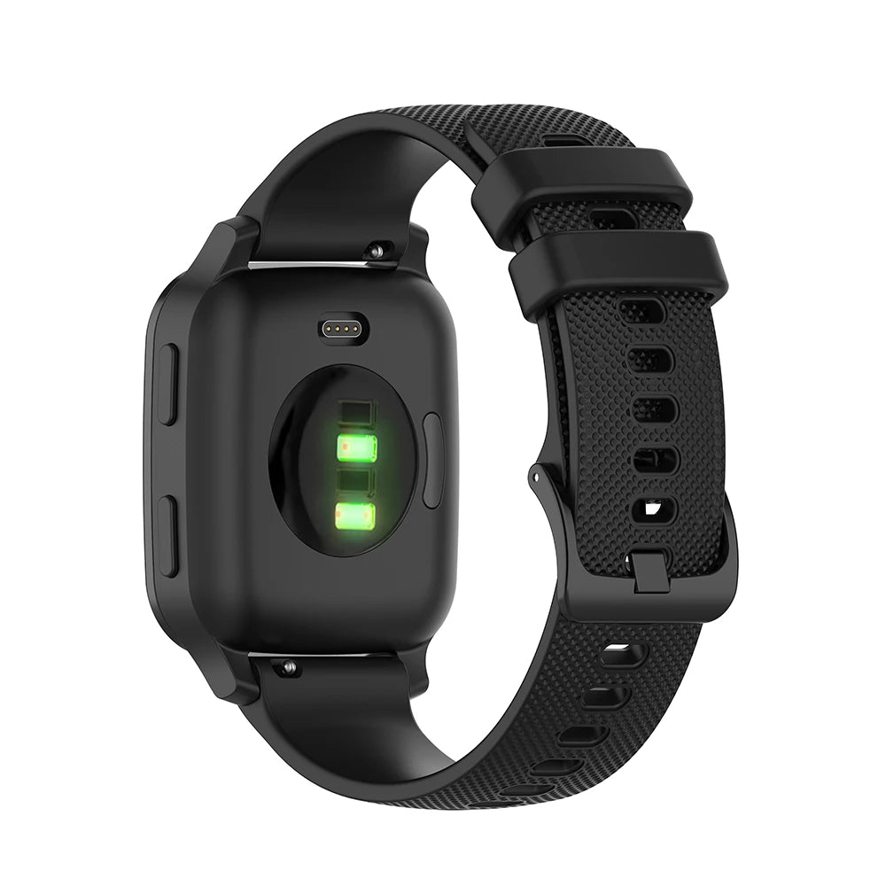 20mm Silicone Strap for Garmin Venu SQ/Venu 2 Plus & Amazfit Bip S/U