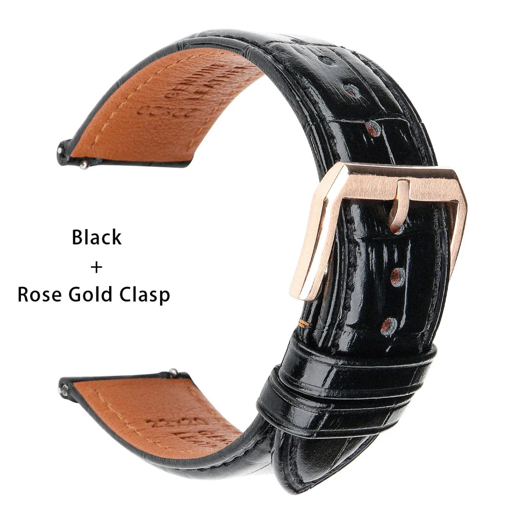 Quick Release Cow Leather Watch Strap 22mm 20mm For Huawei Watch GT 2 Pro Watchbands TISSOT Accessories Watch Band