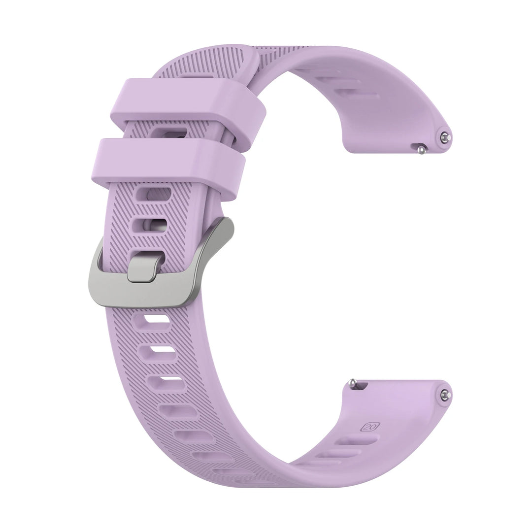 20mm Silicone Watch Strap for Garmin Forerunner, Vivoactive & Venu