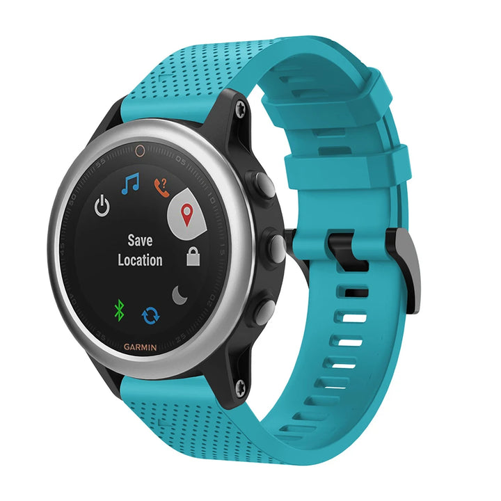 20mm Quick-Release Silicone Strap for Garmin Fenix 5S/6S/7S