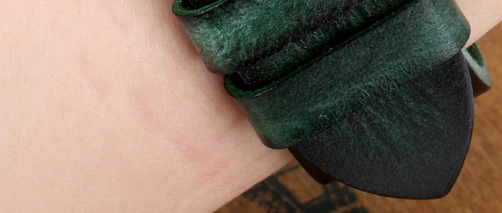 MAIKES Stainless Steel Watch Buckle 16mm 18mm 20mm 22mm 24mm Leather Strap Watch Clasp Black Rose Gold