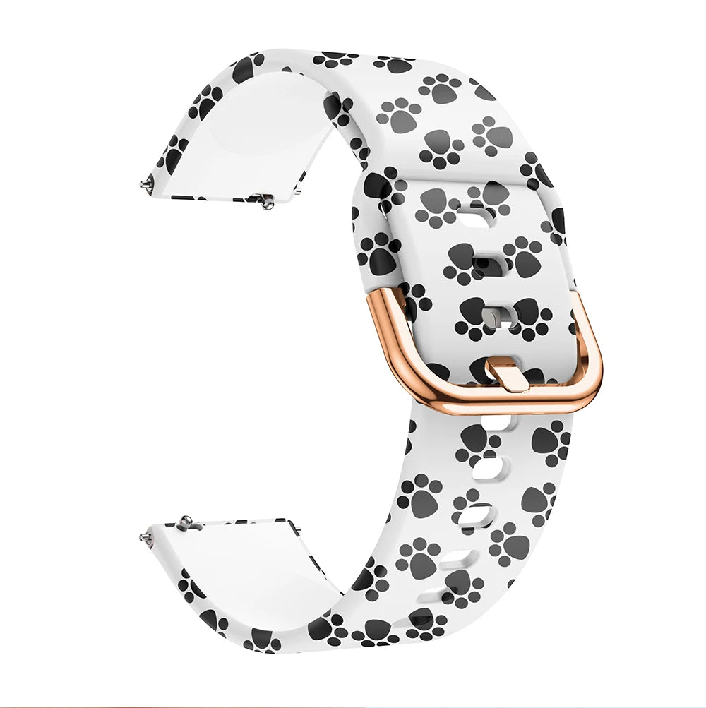 Silicone Watch Strap – 20/22mm for Huawei GT2/GT3 & Garmin Forerunner