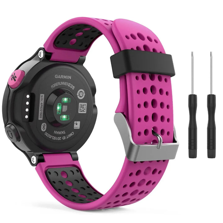 Silicone Watch Strap for Garmin Forerunner Series with Removal Tool